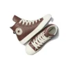 Chuck Taylor All Star Leather Faux Fur Lining “Dark Brown”
