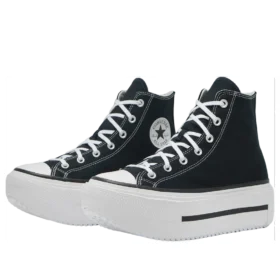 Chuck Taylor All Star Lift Double Stack Hi “Black White”