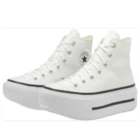 Chuck Taylor All Star Lift Double Stack Hi “White Black”