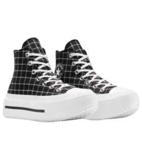Chuck Taylor All Star Lift Double Stack Platform High “Plaid”