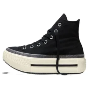 Chuck Taylor All Star Lift Double Stack Platform Jelly “Black Egret”