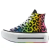 Chuck Taylor All Star Lift Double Stack Platform Pride High “Chaos Fuchsia Orange Rind”