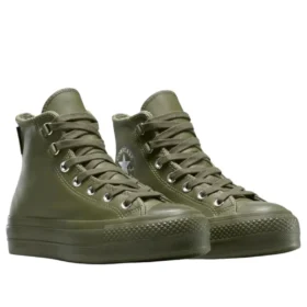 Chuck Taylor All Star Lift Leather High Top “Utility”