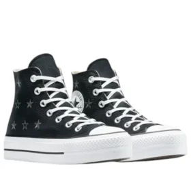 Chuck Taylor All Star Lift Platform Celestial “Black Natural Ivory”
