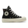 Chuck Taylor All Star Lift Platform High “Embroidered Floral – Black”
