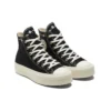 Chuck Taylor All Star Lift Platform High “Embroidered Floral – Black”