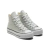 Chuck Taylor All Star Lift Platform High “Light Silver”