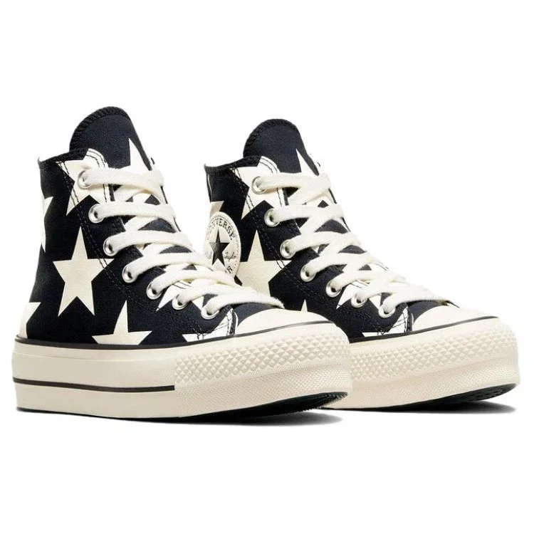 Chuck Taylor All Star Lift Platform Large Stars High “Black White” Chuck Taylor All Star Lift Platform Large Stars High “Black White”