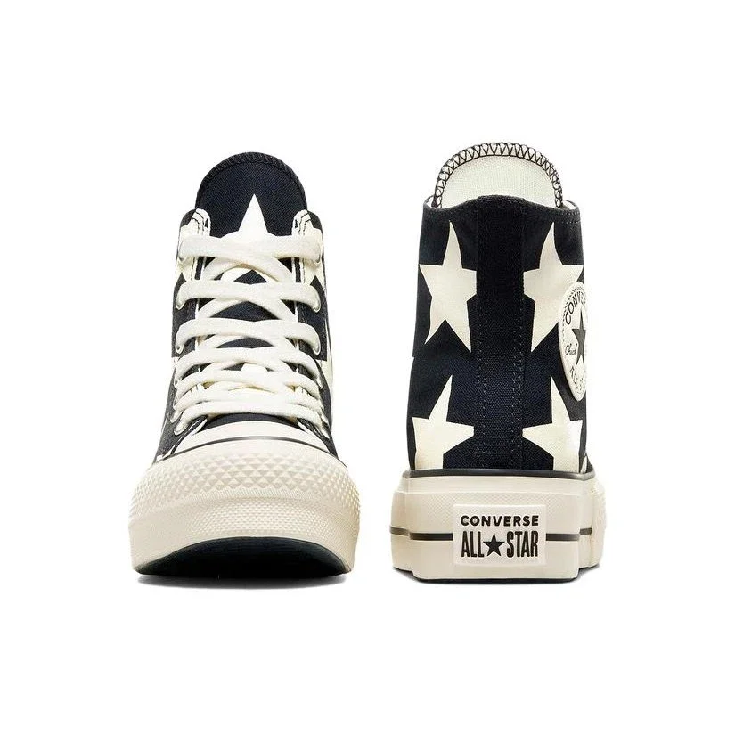 Chuck Taylor All Star Lift Platform Large Stars High “Black White” Chuck Taylor All Star Lift Platform Large Stars High “Black White”