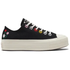Chuck Taylor All Star Lift Platform Low “Floral Embroidery”