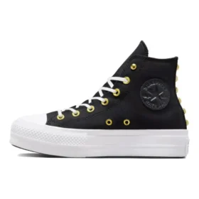 Chuck Taylor All Star Lift Platform Star Studded “Black White Gold” Chuck Taylor All Star Lift Platform Star Studded “Black White Gold”