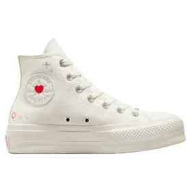 Chuck Taylor All Star Lift Platform Y2K Heart High Top “White Fever Dream” Chuck Taylor All Star Lift Platform Y2K Heart High Top “White Fever Dream”