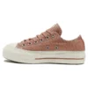 Chuck Taylor All Star Lift “Taupe Red”