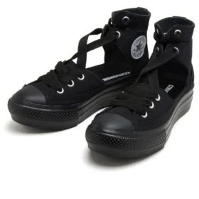 Chuck Taylor All Star Light PLTS Ghillie Hi “Black Monochrome”