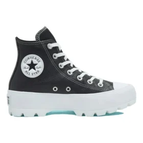 Chuck Taylor All Star Lugged Leather High “Black White”