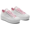 Chuck Taylor All Star Move CX Platform Shoes “White Sunrise Pink”