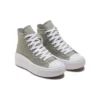 Chuck Taylor All Star Move Platform High “Seasonal Color – Slate Sage Gum”