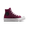 Chuck Taylor All Star Platform High “Brugundy White”