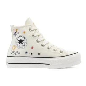 Chuck Taylor All Star Platform High “It”s Okay To Wander – Egret”
