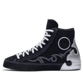 Chuck Taylor All Star Sasha High Top Black Silver “Blue White”