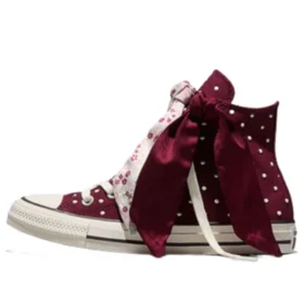 Chuck Taylor All Star Scarf Bow “Deep Bordeaux Egret”
