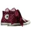 Chuck Taylor All Star Scarf Bow “Deep Bordeaux Egret”