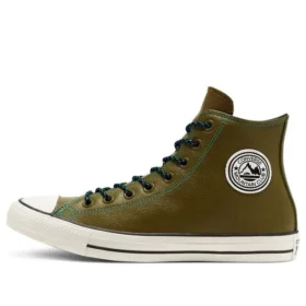 Chuck Taylor All Star Tumbled Leather “Green White”
