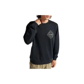 Chuck Taylor All Star Winter Art Graphic Crew Sweatshirt Asia Sizing “Black”