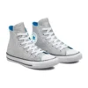 Chuck Taylor Authentic Glam Hi “Gray Silver”