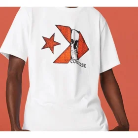 Chuck Taylor Skull Logo Short Sleeve T-Shirt Asia Sizing “White”
