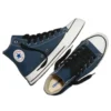 Chuck Taylor Throwback High “Navy Vintage White”