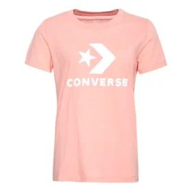 Classic Logo Printing Short Sleeve Pink