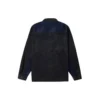 Colorblock Corduroy Shirt Asia Sizing “Navy Black”