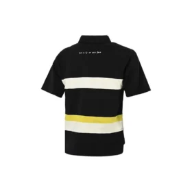 Colorblock Logo Polo Shirt Asia Sizing “Black White”