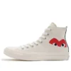 Converse x COMME des GACRONS PLAY Chuck 70 Hi Half Logo “White”
