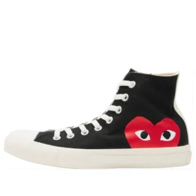 Converse x COMME des GARCONS PLAY Chuck 70 Hi “Black”