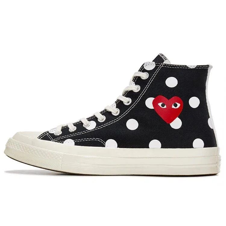 Converse x COMME des GARCONS PLAY Chuck 70 Hi “Black Polka Dot” Converse x COMME des GARCONS PLAY Chuck 70 Hi “Black Polka Dot”
