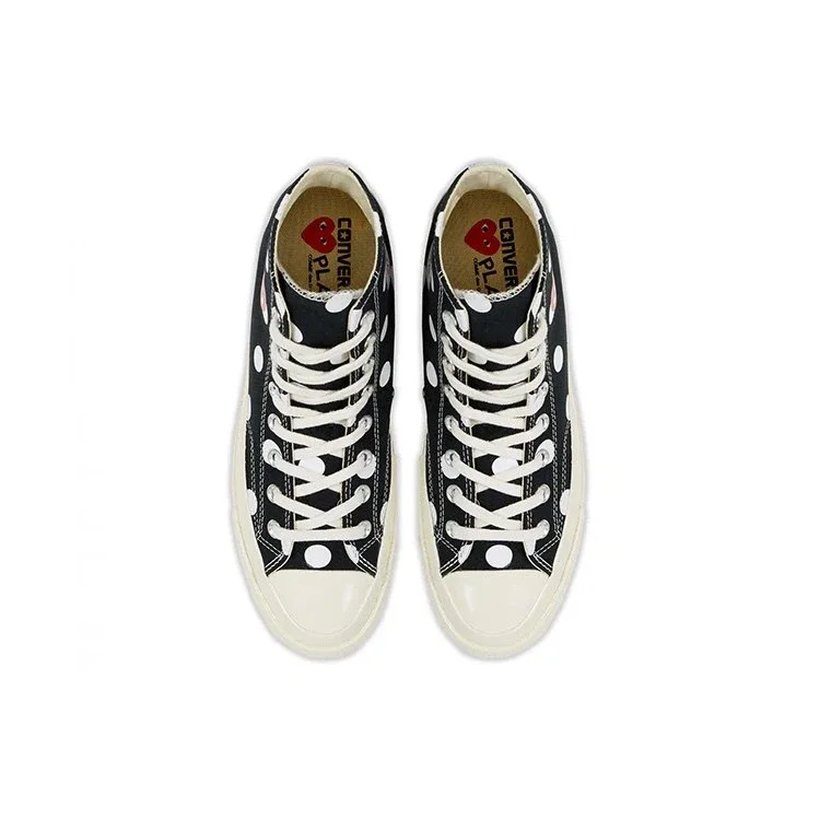 Converse x COMME des GARCONS PLAY Chuck 70 Hi “Black Polka Dot” Converse x COMME des GARCONS PLAY Chuck 70 Hi “Black Polka Dot”
