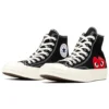 Converse x COMME des GARCONS PLAY Chuck 70 Hi “Black Red” Converse x COMME des GARCONS PLAY Chuck 70 Hi “Black Red”