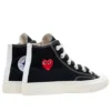 Converse x Comme des Garcons PLAY Chuck 70 Hi “Single Heart Black”