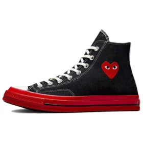 Converse x COMME des GARCONS PLAY Chuck 70 High “Black Red”