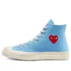 Converse x COMME des GARCONS PLAY Chuck 70 High “Bright Blue” Converse x COMME des GARCONS PLAY Chuck 70 High “Bright Blue”