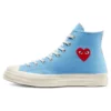 Converse x COMME des GARCONS PLAY Chuck 70 High “Bright Blue” Converse x COMME des GARCONS PLAY Chuck 70 High “Bright Blue”