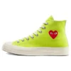 Converse x COMME des GARCONS PLAY Chuck 70 High “Bright Green”