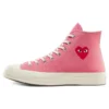 Converse x COMME des GARCONS PLAY Chuck 70 High “Bright Pink”