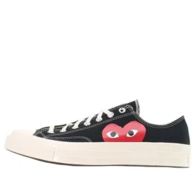 Converse x COMME des GARCONS PLAY Chuck 70 Low “Black White”