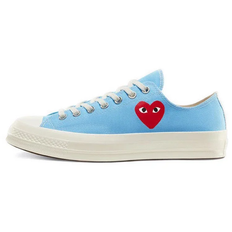 Converse x COMME des GARCONS PLAY Chuck 70 Low “Bright Blue” Converse x COMME des GARCONS PLAY Chuck 70 Low “Bright Blue”