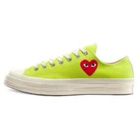 Converse x COMME des GARCONS PLAY Chuck 70 Low “Bright Green”