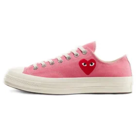 Converse x COMME des GARCONS PLAY Chuck 70 Low “Bright Pink”
