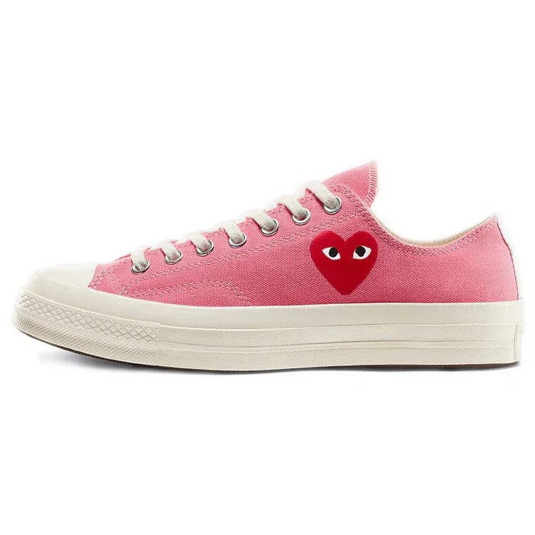 Converse x COMME des GARCONS PLAY Chuck 70 Low “Bright Pink” Converse x COMME des GARCONS PLAY Chuck 70 Low “Bright Pink”